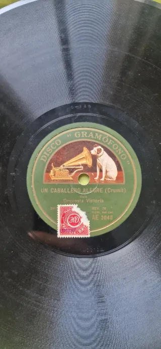 7 discos de gramofono