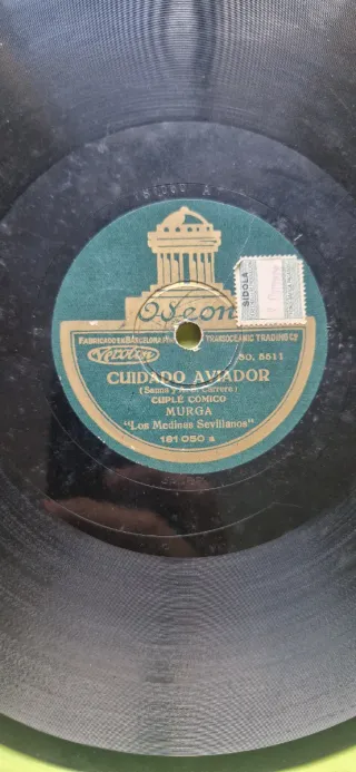 7 discos de gramofono