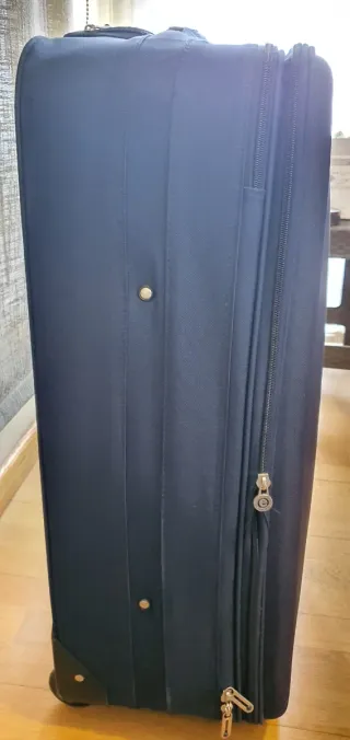 Maleta ruedas Easy&Go lona azul 74x40x20