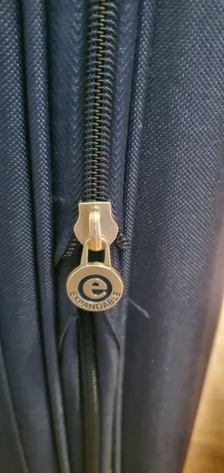 Maleta ruedas Easy&Go lona azul 74x40x20