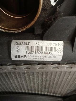 Radiador agua. renault 103448 megane ii berlina 5p