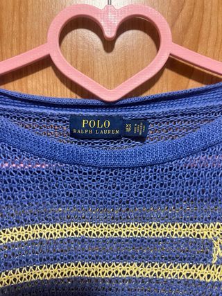 Polo Ralph Lauren Jersey Rayas Lino Talla XS