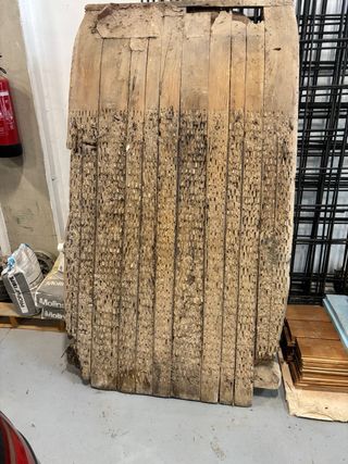 Trillo de madera para restaurar