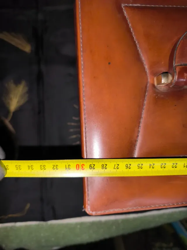 Antica valigetta in pelle