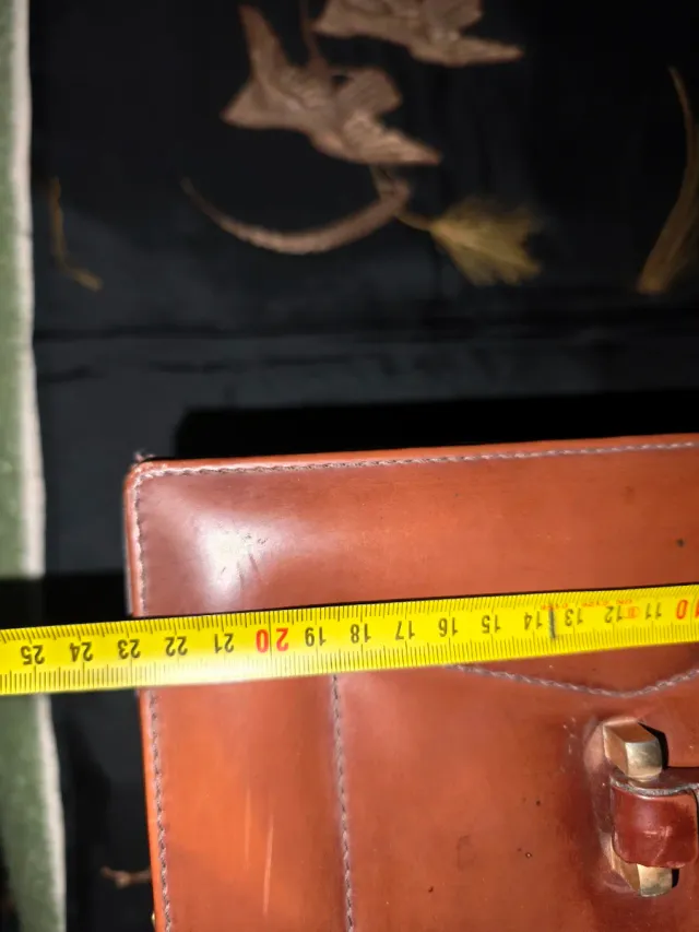 Antica valigetta in pelle