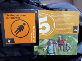 Mochila Decathlon para mujer 50L