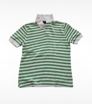 Polo rayas verdes y blancas