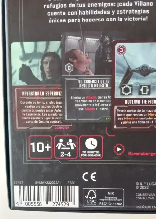 Star Wars Villainous Juego de Mesa