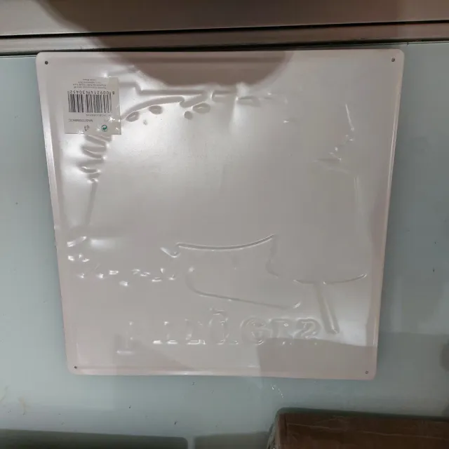 Targa Lamiera Burgers Vintage