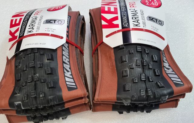 2 Coperture Kenda Karma2Pro 29x2.40 pronte per tubeless