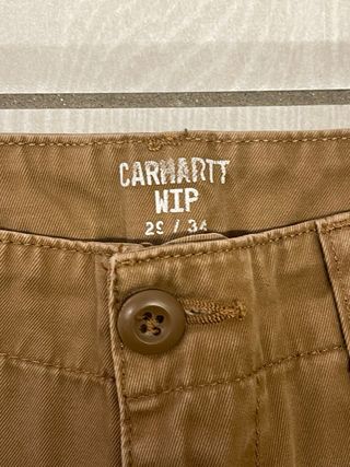 Pantaloni Carhartt Cotone Marrone