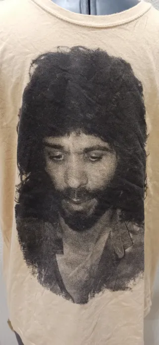 Camiseta Camarón manga corta beige