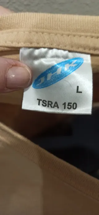 Camiseta Camarón manga corta beige