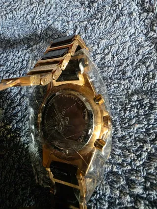 Reloj Follie Follie Negro y Dorado