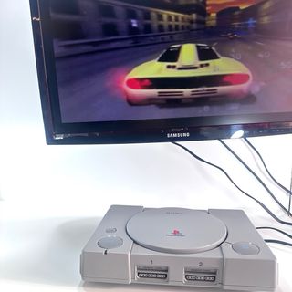 Sony PlayStation 1 (PS1) Grigia Mod Con Cavi