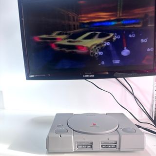 Sony PlayStation 1 PS1 Grigia Mod Con Cavi