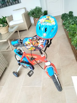 Bicicleta Paw Patrol 4-6 años