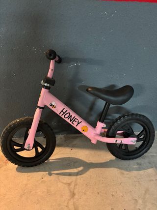 Bicicleta infantil rosa Honey