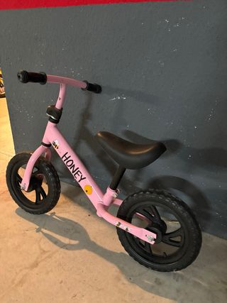 Bicicleta infantil rosa Honey