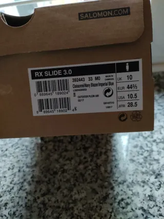 Zapatillas Salomon Azul/Turquesa Hombre