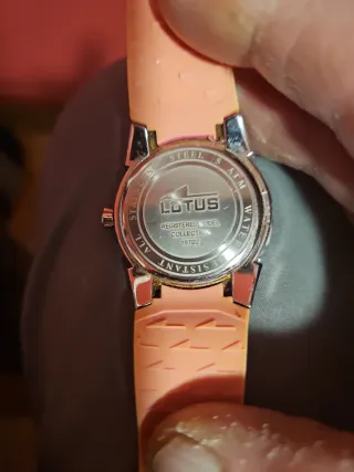 Reloj Lotus Mujer Naranja Blanco