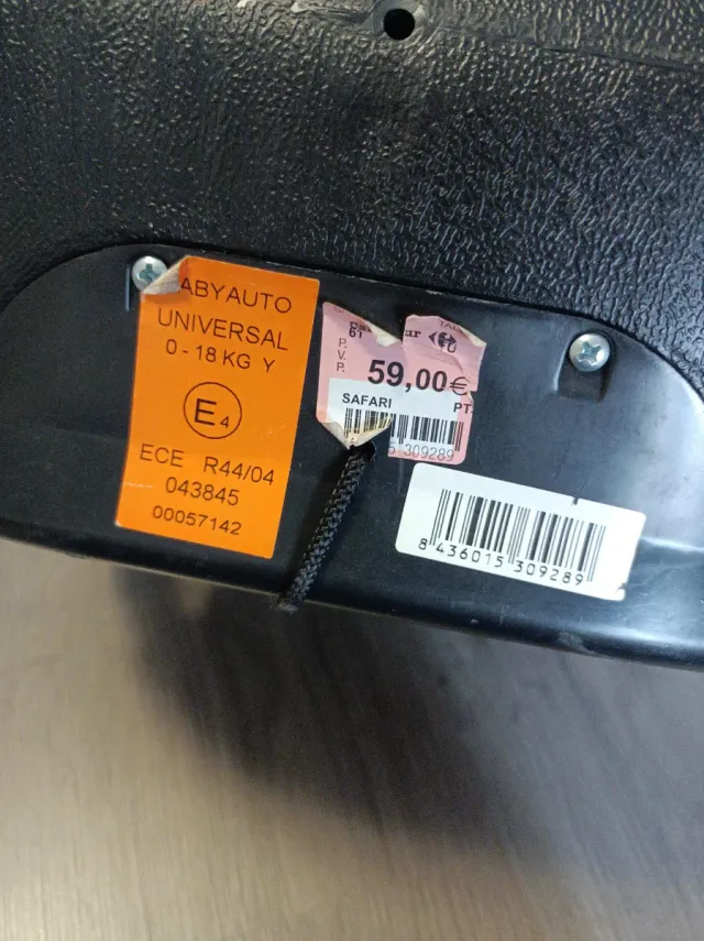 Silla coche grupo 0-1 (0-18kg)