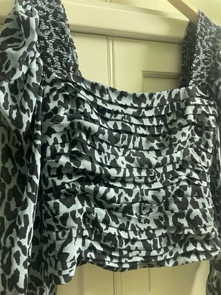 Blusa estampada de Zara