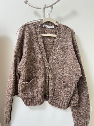 Jersey Zara Talla Única Marrón