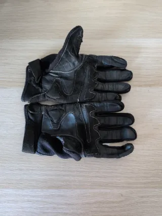 Guantes de moto negros (M)