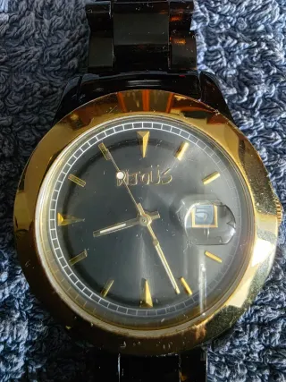 Reloj Tous Negro y Dorado Mujer