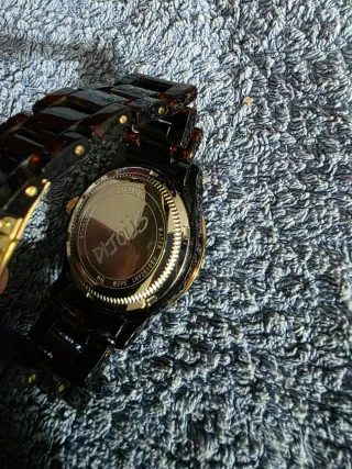 Reloj Tous Negro y Dorado Mujer
