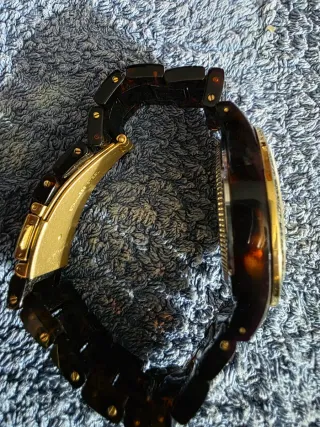 Reloj Tous Negro y Dorado Mujer