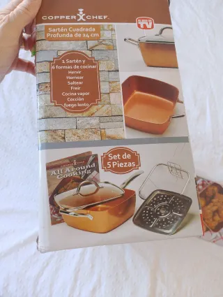 Sartén Chef Cuadrada Cerámica 24cm