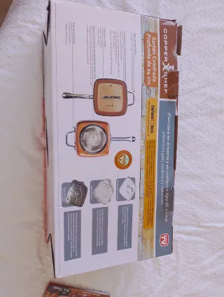 Sartén Chef Cuadrada Cerámica 24cm