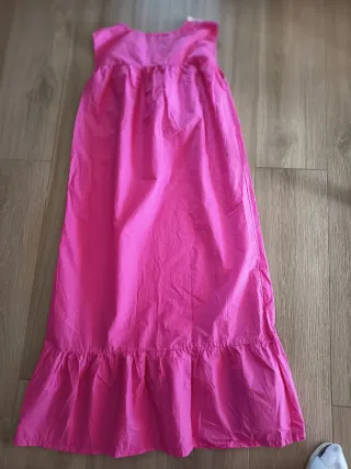 Camisón de algodón rosa