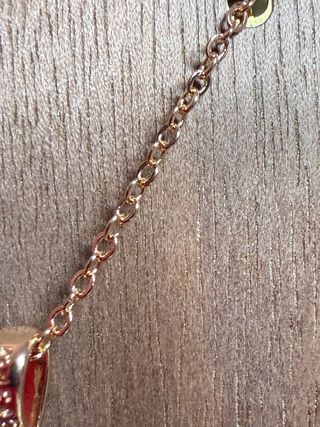 Colgante Cruz Oro Rosa y Circonitas