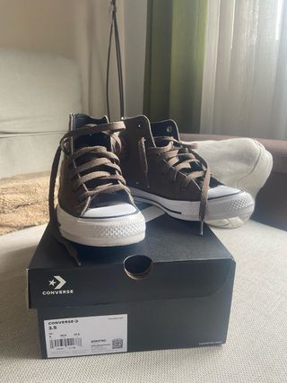 Converse Chuck Taylor Talla 35.5 Marrones