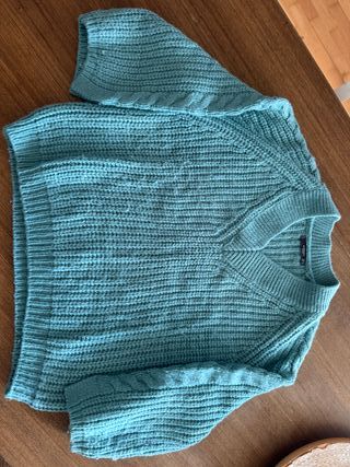 Jersey lana Mango verde