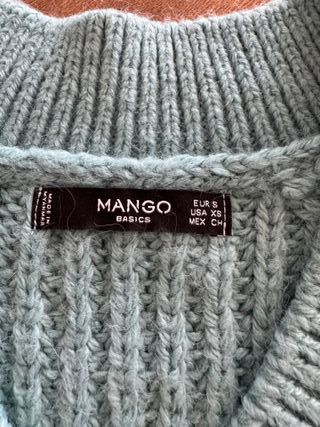 Jersey lana Mango verde