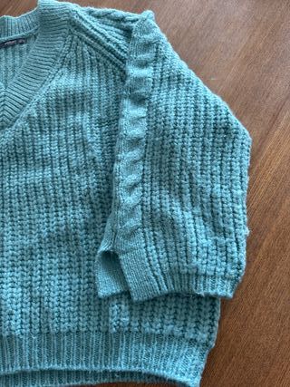 Jersey lana Mango verde