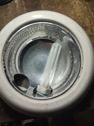 Lámpara de techo de cristal y plástico