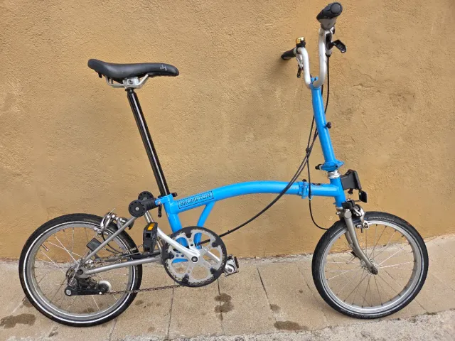 Brompton Titanio M3L Blu