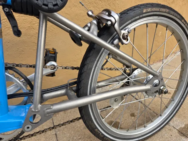 Brompton Titanio M3L Blu