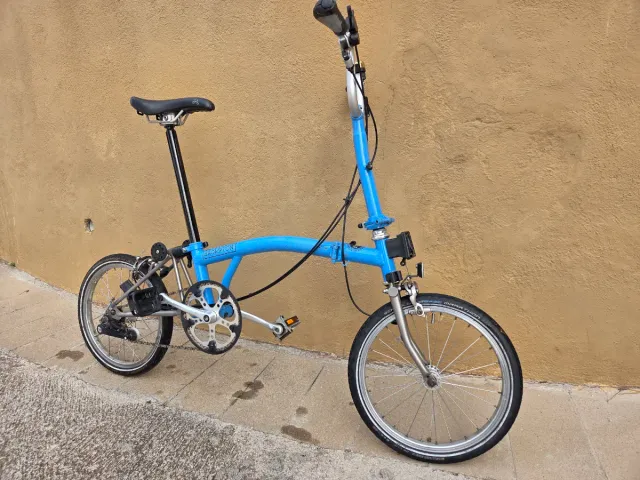 Brompton Titanio M3L Blu