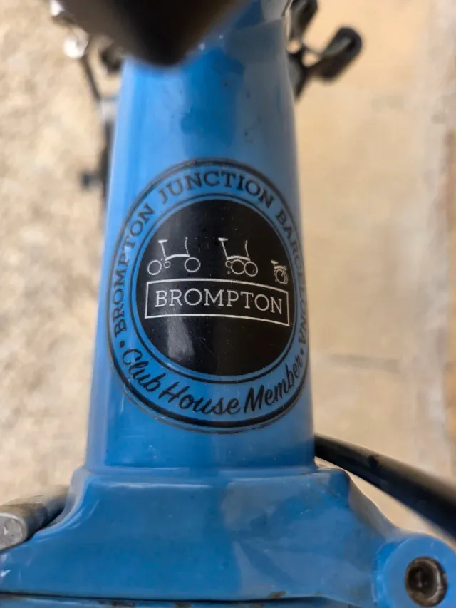 Brompton Titanio M3L Blu