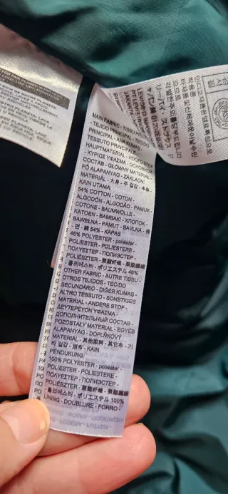 Abrigo largo de plumon para hombre. A estrenar.