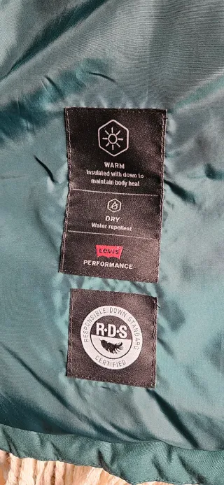 Abrigo largo de plumon para hombre. A estrenar.