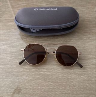 Gafas de sol Soloptical mujer doradas