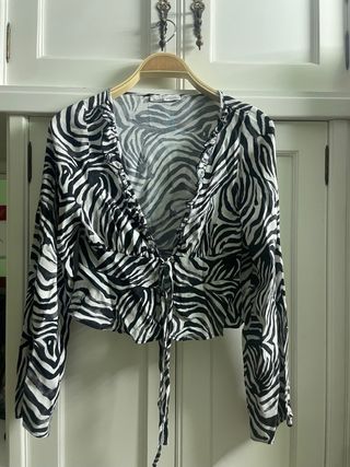 Blusa estampada de Pull&Bear