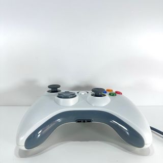 Xbox 360 Microsoft Bianco Con Controller Cavi